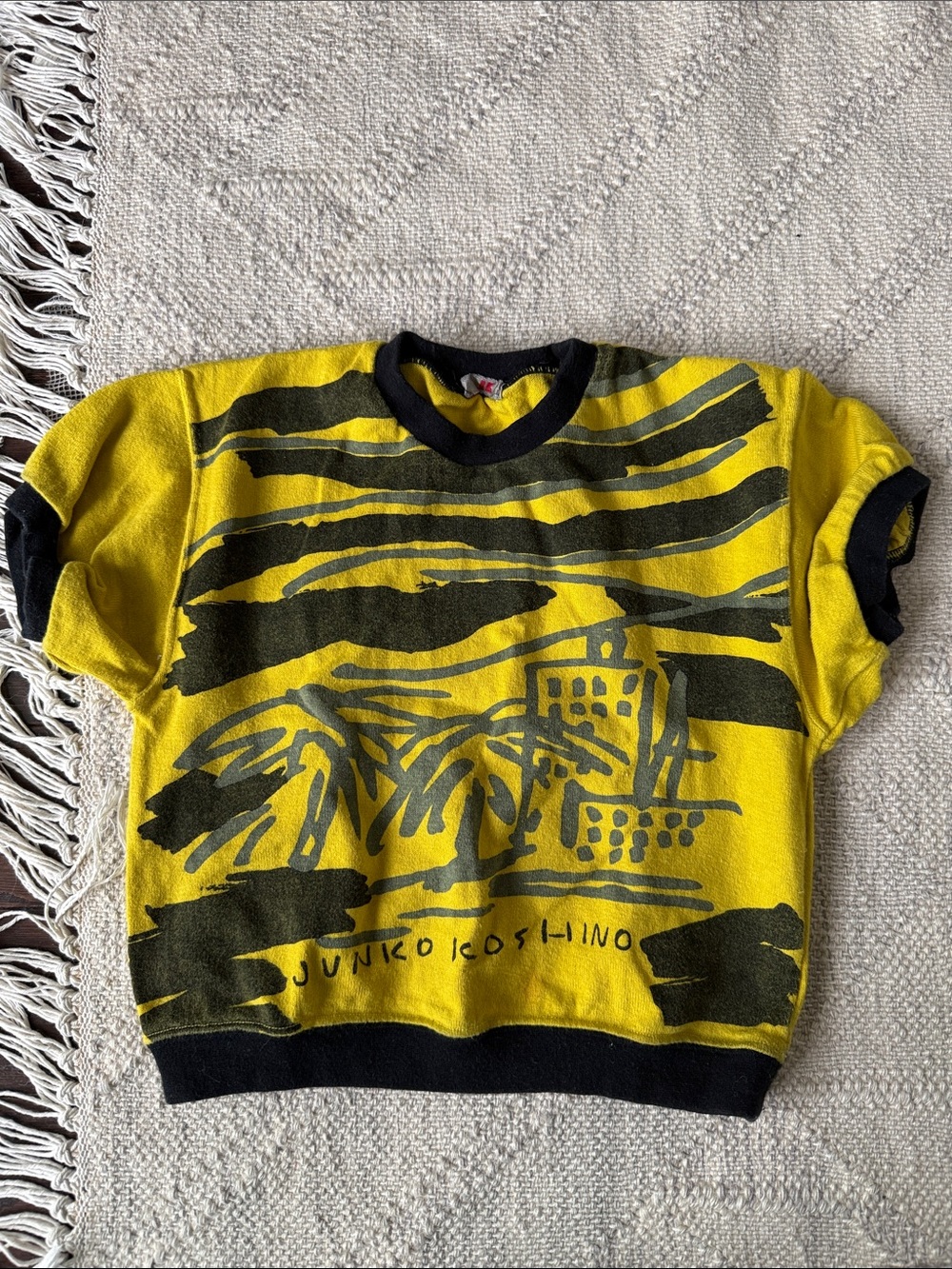 Kids Vintage Mr. Junko by Junko Koshino Yellow Tee